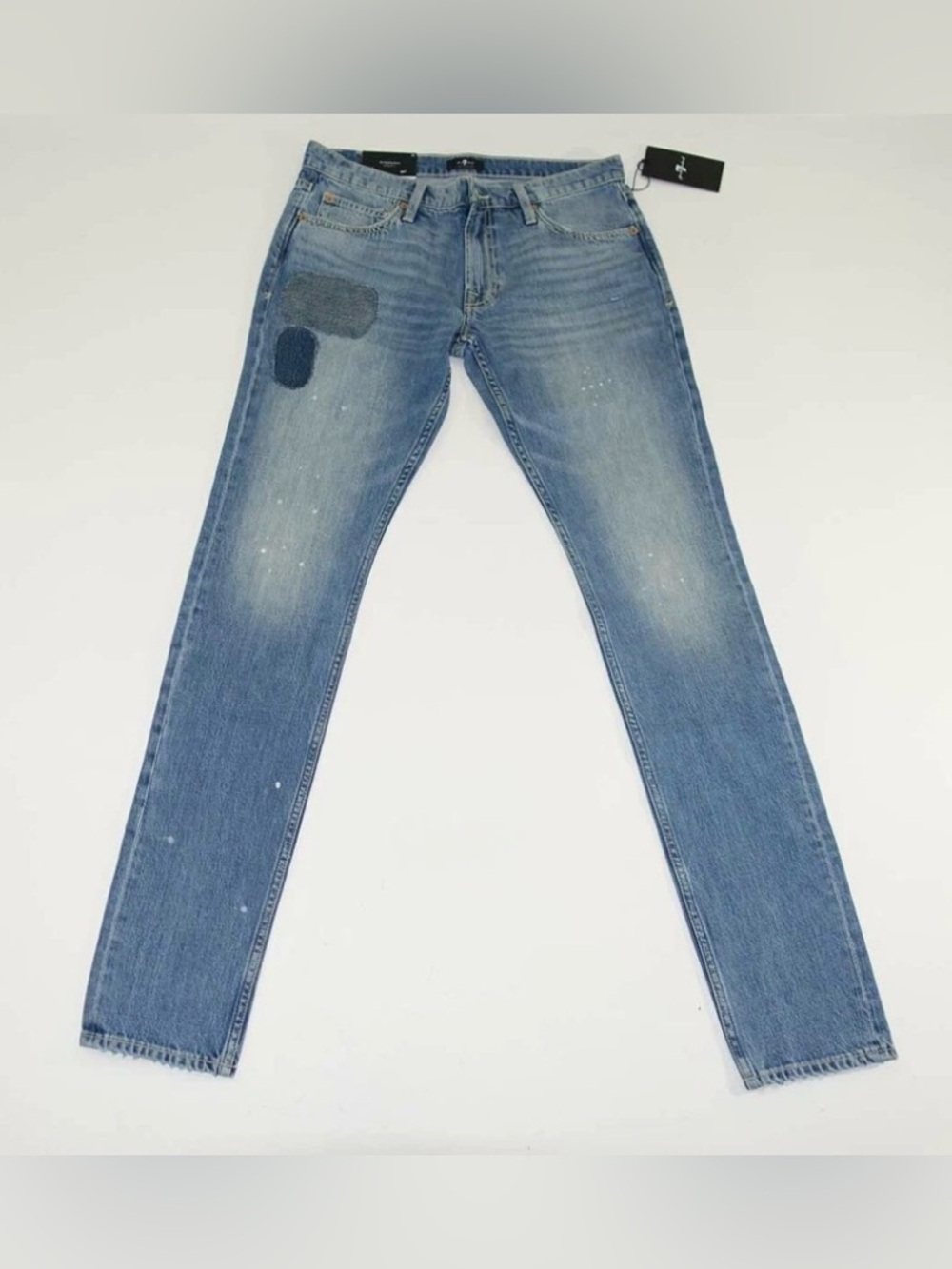 7 For All Mankind Men's The Stacked Skinny Jeans - Picture 2 of 8